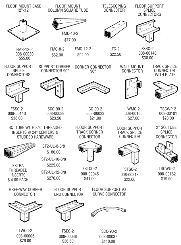 Curtain Track – Components