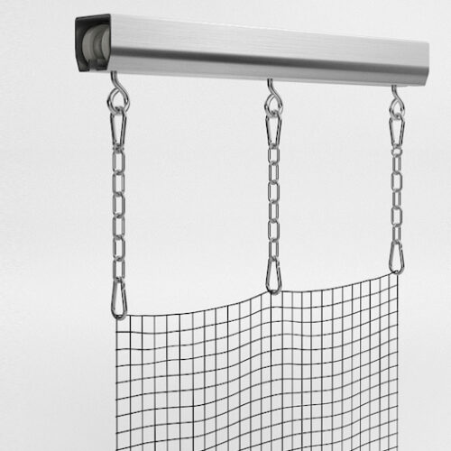 retractable sport netting track